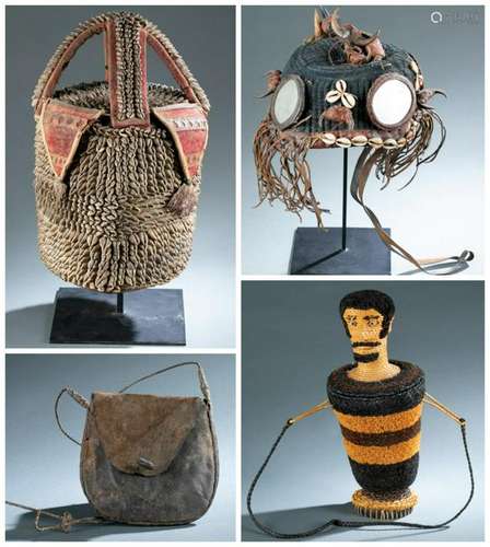 4 Ethnographic Personal Objects. 20th c.