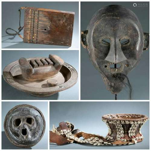 5 Ethnographic Objects. 20th c.