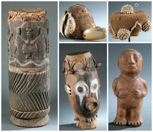 5 Ethnographic Objects. 20th c.