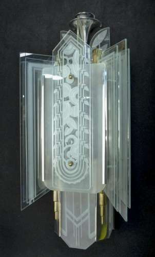 Art Deco Glass Sconces