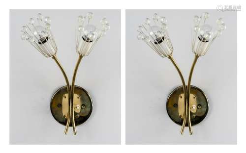 Pair of Brass Sconces