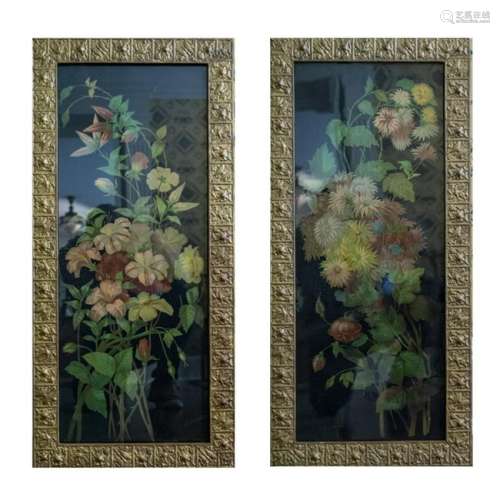 Pair of Floral Prints (19th Century)