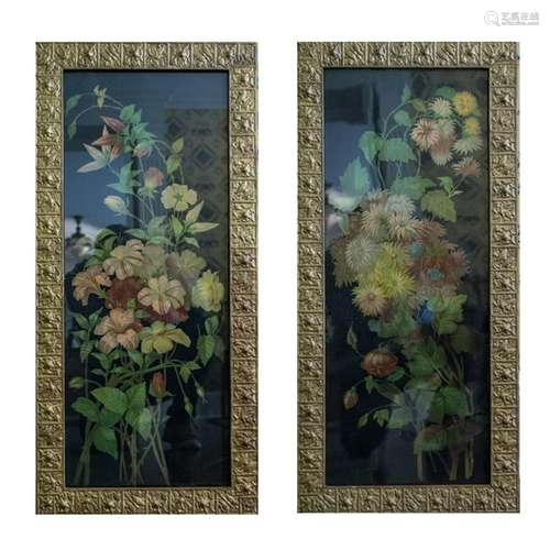 Pair of Floral Prints (19th Century)