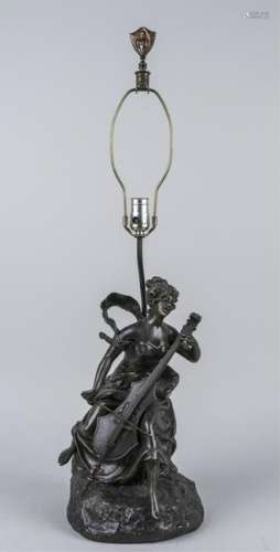 Metal Figural Lamp