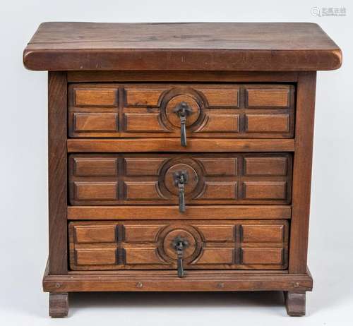 Renaissance Revival Style Miniature Chest