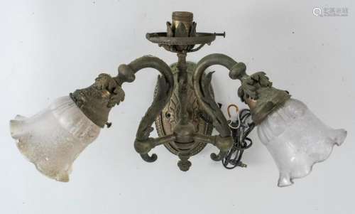 Gas Light Converted Sconce