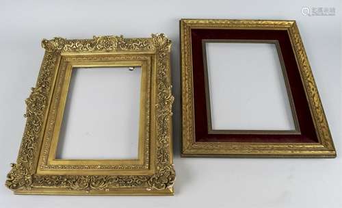 Two Gilt Wood Frames