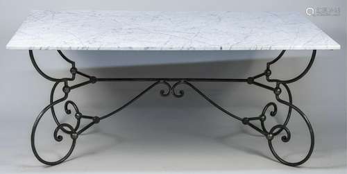 Marble Top Dining Table