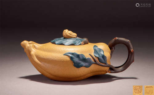蒋蓉（1919～2008） 佛手壶