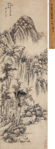 王宸（1720～1797） 山水 立轴 水墨纸本