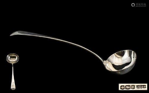 1930's Excellent Quality Sterling Silver Ladle of Solid Construction. Please Confirm with Photo.