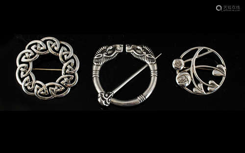 Scottish Silver Kilt Pin & Others. Lovely Scottish Kilt pin Sterling Iona Scotland maker C.A,I, ,