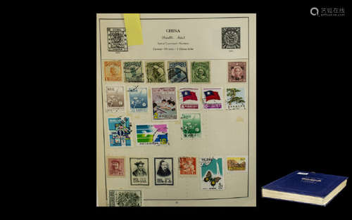 Good Condition Blue Strand Stamp Album of Some Age. Many Good Stamps within Including Belgium,