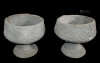 Two Acanthus Urns - two large acanthus urns decorated with acanthus leaves. A/F