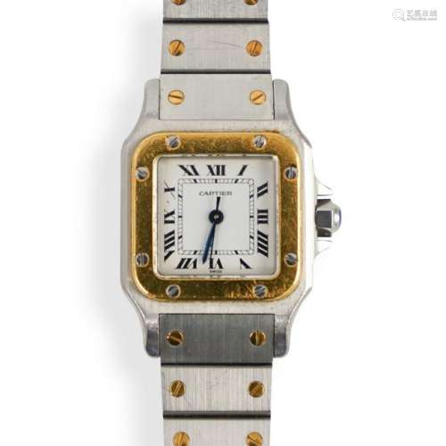 Cartier Santos Stainless Steel and 18k Watch
