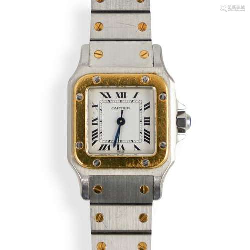 Cartier Santos Stainless Steel and 18k Watch