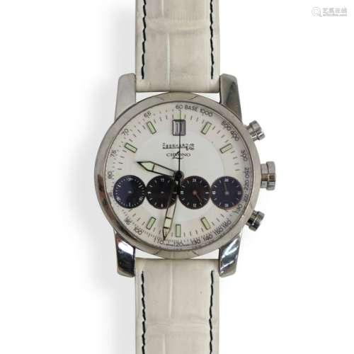 Eberhard Chrono 4 Steel Chronograph Automatic Watch