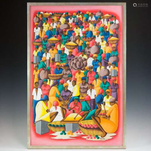 Enel Desir (Haitian B. 1966-) Painting
