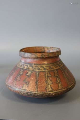VASE en céramique à décor polychrome. \nPérou Tihua…