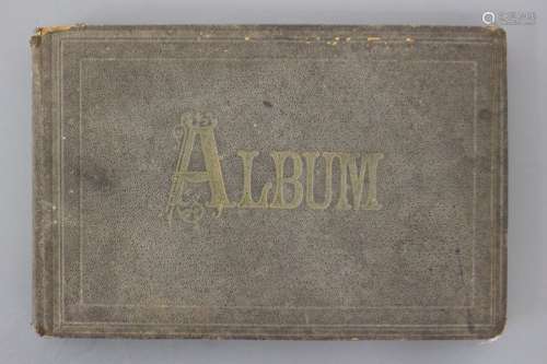 ALBUM amicorum, format à l'italienne, 16 x 24 cm a…