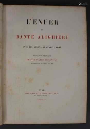 [G. DORE] DANTE: L'Enfer. Hachette et Cie, 1861.