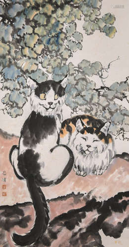 A Chinese Painting, Xu Beihong Mark