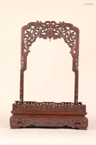 A Chinese Carve Boxwood Decoration