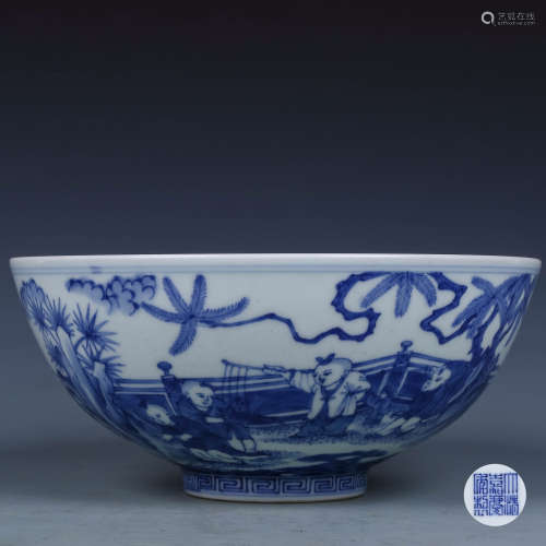 A Chinese Blue and White Porcelain Bowl