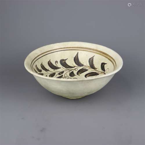A Chinese Cizhou-Type Glazed Porcelain Bowl