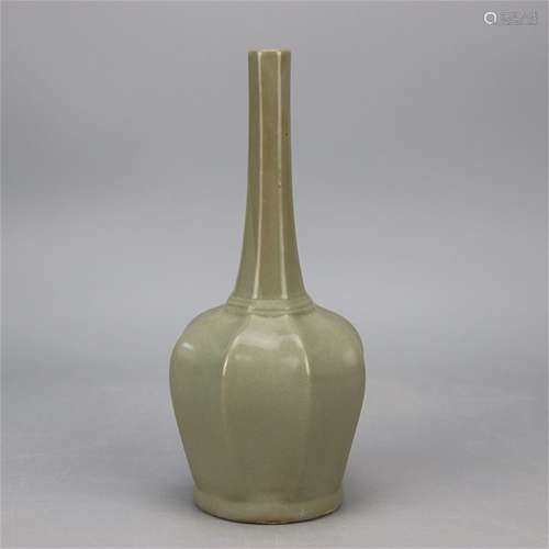 A Chinese Celadon Glazed Porcelain Vase