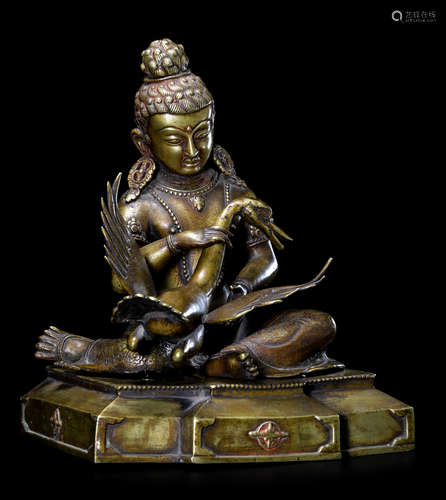 A Chinese Gilt Bronze Figure of Buddha