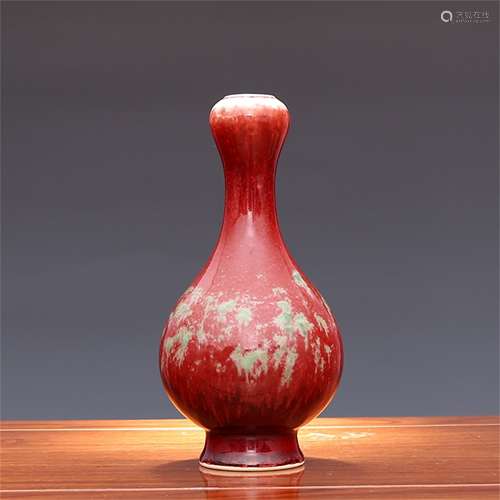 A Chinese Flambe Glazed Porcelain Vase