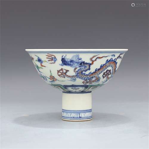 A Chinese Dou-Cai Glazed Porcelain Bowl