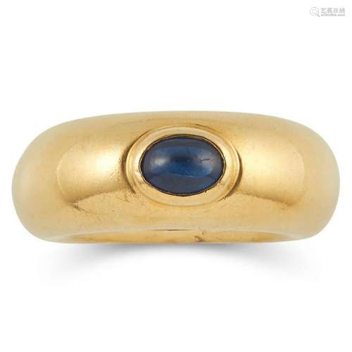 1.00 CARAT SAPPHIRE RING, CHAUMET set with a cabochon