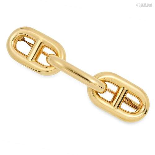 A VINTAGE CHAINE D'ANCRE FARANDOLE BROOCH, HERMES