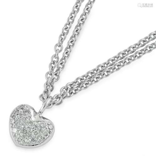 DIAMOND HEART CHARM BRACELET the heart charm set with