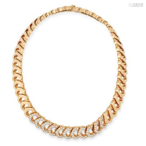 A C DE CARTIER DIAMOND NECKLACE, CARTIER the fancy C