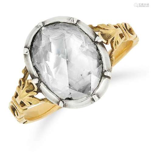 AN ANTIQUE GEORGIAN DIAMOND RING, EARLY 19TH CENTURY