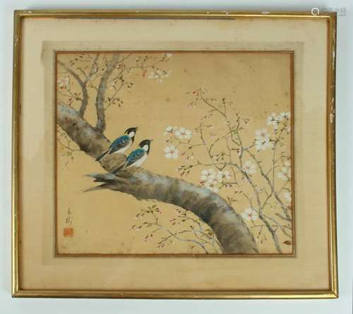 CHINESE SONGBIRD PAINTING