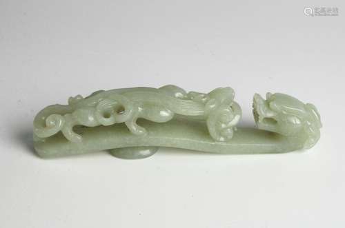 JADE DRAGON BELT BUCKLE