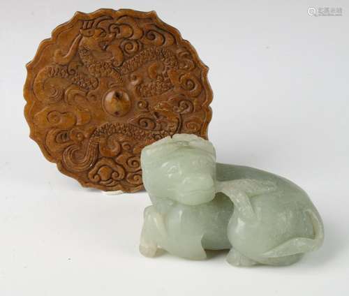 TWO CHINESE CARVED PIECES