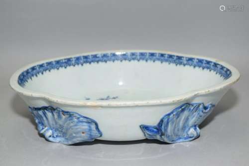 19th C. Chinese Blue and White Narcissus Planter