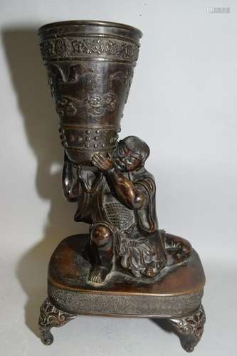 19th C. Japanese Bronze Sculpture