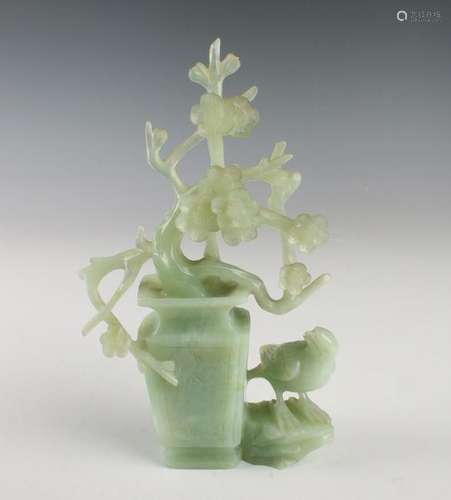 JADE STILL LIFE FLOWER SCULPTURE