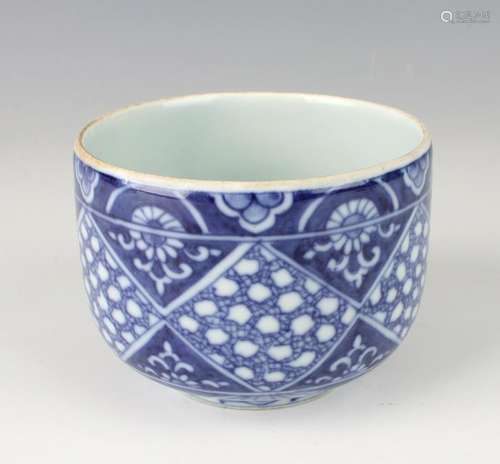 BLUE & WHITE TEA CUP