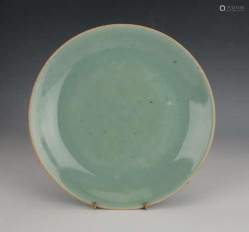 CHINESE CELADON PLATE