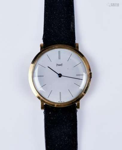 18K YG Piaget mens watch