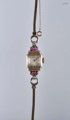 Ladies Tilden Thurber 14K Gold Diamond Watch