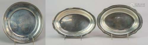 Gorham oval covered sterling serving dish