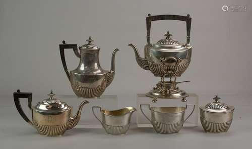 6 pc Gorham sterling silver tea set